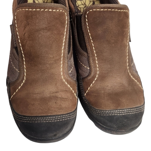 Merrell Women's Mimosa Moc Bracken Slip Ons Sz 8.5 Hiking Walking Cabincore - Picture 4 of 12